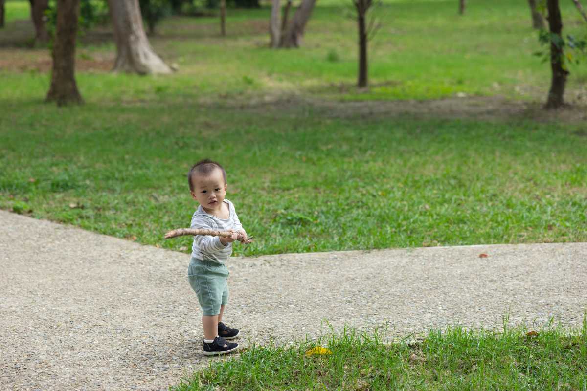 Bambini che si divertono in un parco avventura a Camigliatello Silano