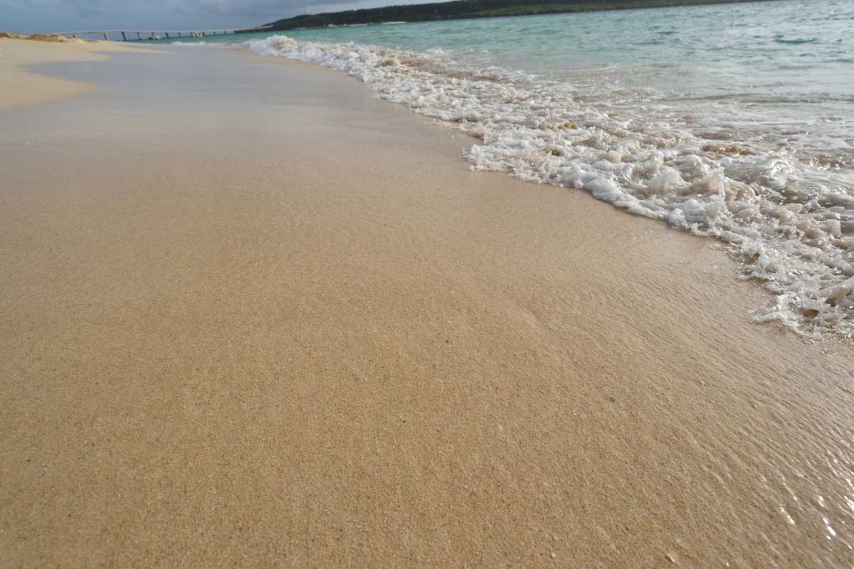 Panorama della spiaggia di Copanello con il mare cristallino