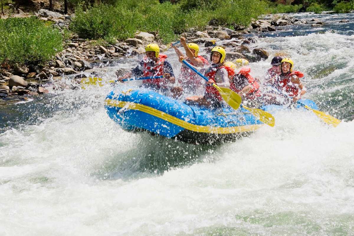 Attività di rafting sul fiume Lao, Castrovillari